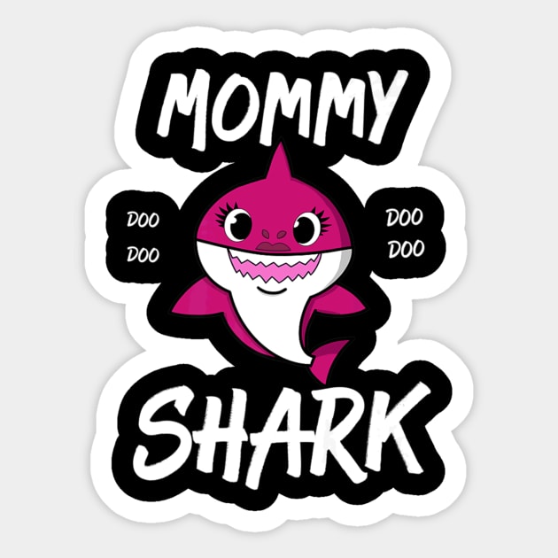 Baby Shark Mommy Shark Doo Doo Sticker by Stick Figure103